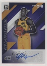 2019-20 Panini Donruss Optic Signature Series Purple Prizm Miye Oni Auto p7m