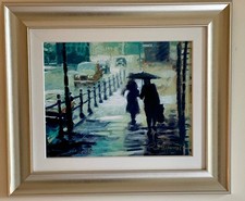 Rolf Harris Drizzly Day Downhill To Penge - Signed Limited Edition Boxed Canvas