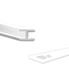 ASA Verbindungsleiste-H, Innen 1,0 mm 1 Stück, Länge 1000 mm