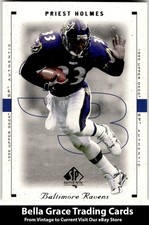 1999 SP Authentic Priest Holmes #7 Baltimore Ravens NFL Football