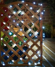 NEW 240PK EVEREADY SOLAR LED COOL WHITE GARDEN DECOR STATIC & FLASHING LIGHTS