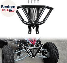 Front Bumper Guards for Yamaha Raptor 700 700R, Black Upgraded Front Profile Bum