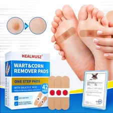 42PCS Corn Removal Plasters Protective Foot Plaster Wart Pads Plantar Patches
