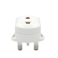 Shaver Plug Adaptor Shaving Toothbrush Adapter Epilators Bathroom UK 2 To 3 Pin