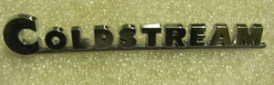 VINTAGE COLDSTREAM REFRIGERATION BADGE EMBLEM SIGN METAL GENUINE ORIGINAL OEM