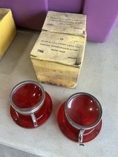 1961 Pontiac Bonneville Tail Light Lens Pair Rh Lh With Trim New