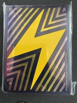 Sealed Lightening Bolt Surging Sparks Card Sleeves (x65) from Pokemon TCG  ETB
