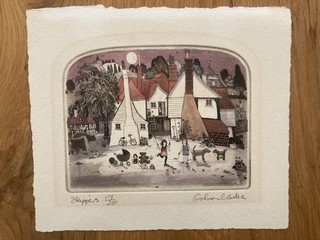 Graham Clarke Original Etching Signed Limited Edition 'Skippers''