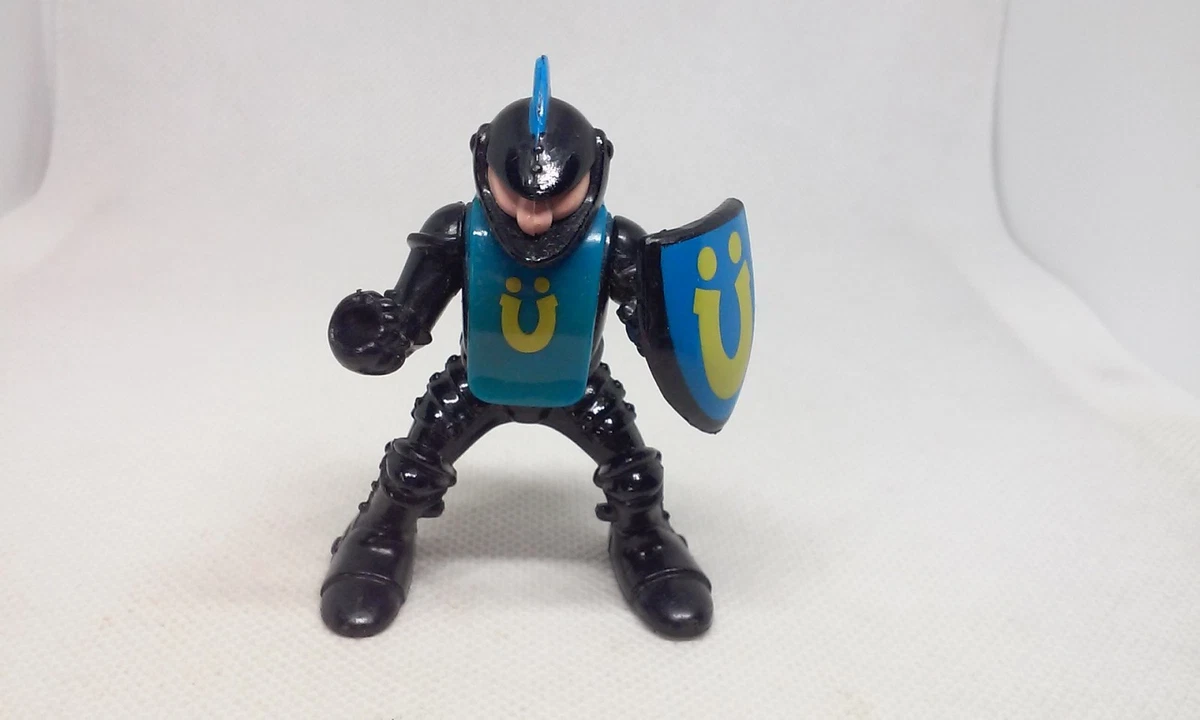 Lot Vintage Figurine Chevalier Castle Knight – Style Fisher-Price – Plastique Gris