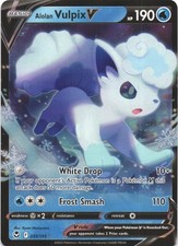 ALOLAN VULPIX V (CALENDARIO DELLE VACANZE) 033/195 CARTE E PRODOTTI HOLO NM POKEMON TCG