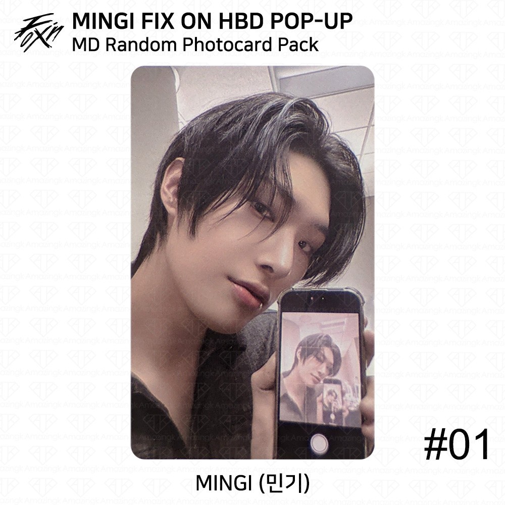 ATEEZ Mingi FIX ON HBD POP UP Photocard Benefit Official MD