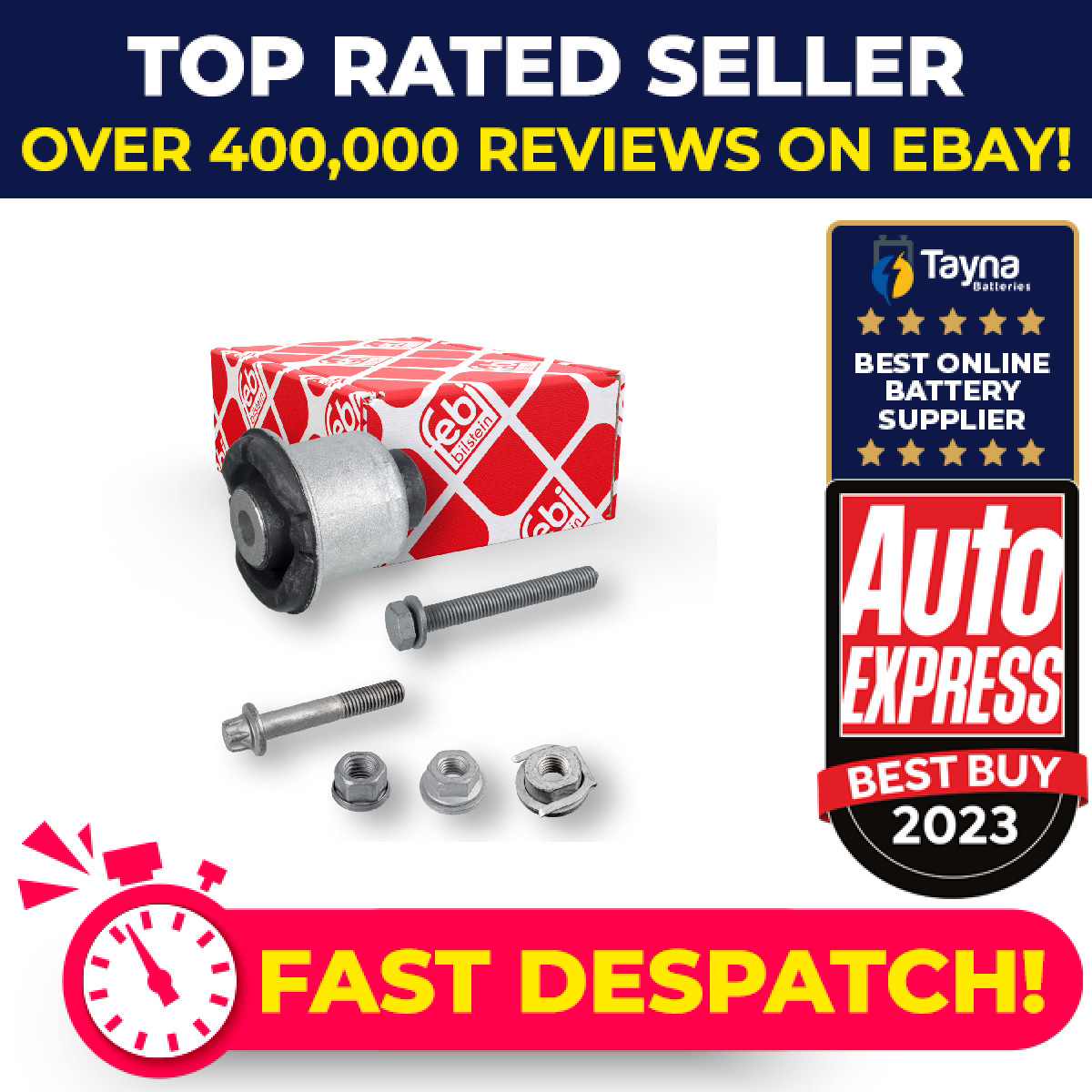 Wishbone / Control / Trailing Arm Bush fits BMW ALPINA Mounting Suspension Febi