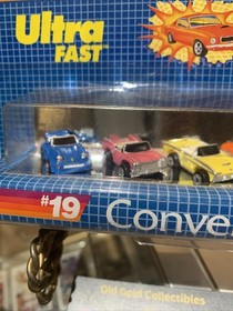 Galoob No. 6400 Micro Machines #19 Convertible Collection Package 1988 Porsche