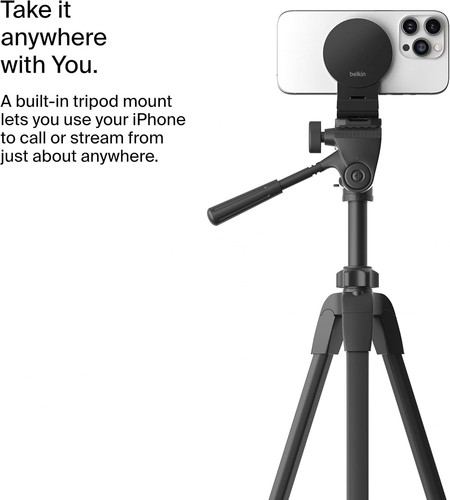 Belkin iPhone MagSafe Continuity Camera Mount for Mac Desktops, Easy Magnetic At - Afbeelding 2 van 8