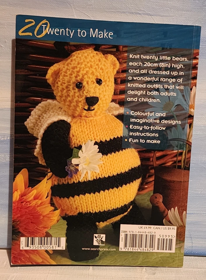 Knitted Bears Book - All Dressed Up! by Val Pierce. 20 projects to Make - Image 2 of 3