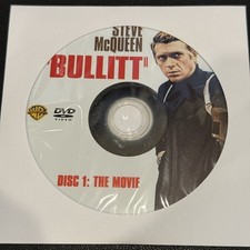 DVD DISC ONLY, LIKE NEW, WIDESCREEN, Bullitt, 1968, S.McQueen