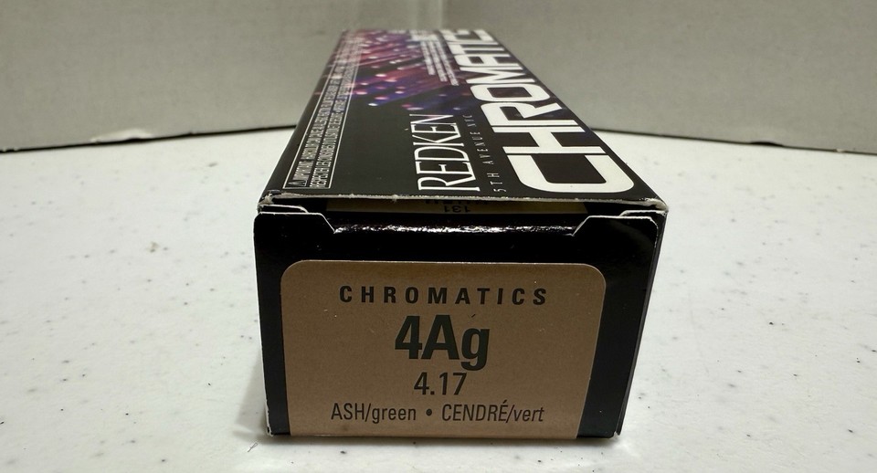 Redken Chromatics 4Ag 4.17 Ash Green Permanent Hair Color New in Box | eBay