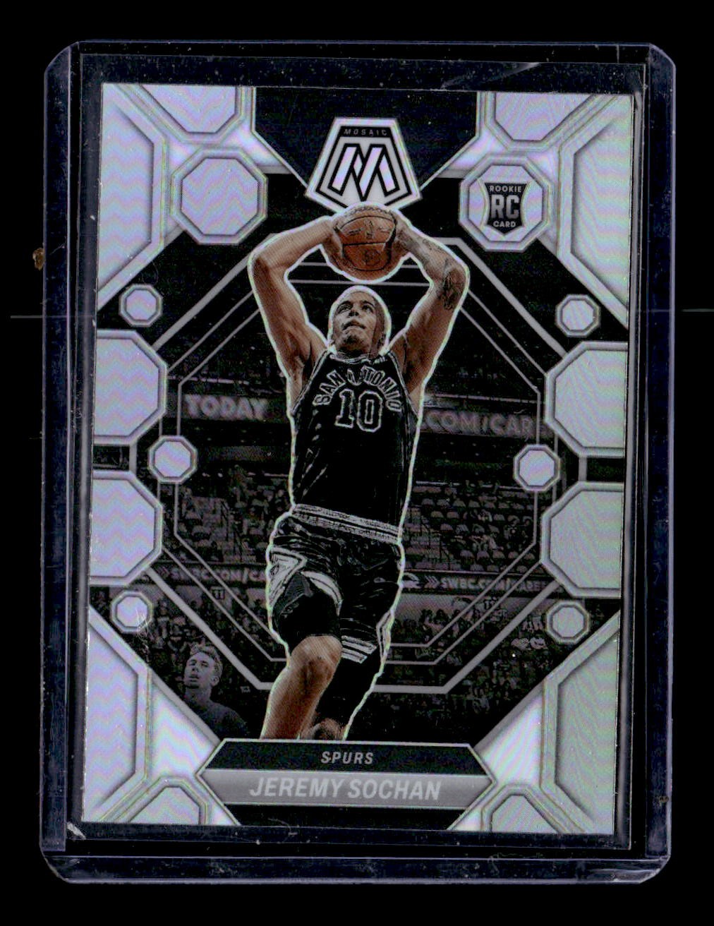2022-23 Panini Mosaic #226 Jeremy Sochan Silver