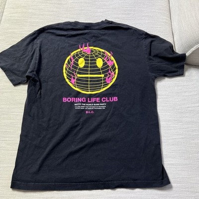 Boring Life Club Men s L Black Watch Burn 
