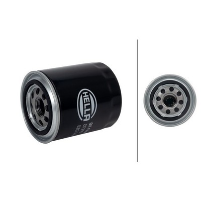 Ölfilter einfach anschraubbar Ø 93 mm HELLA passend für u.a. JAGUAR XJ