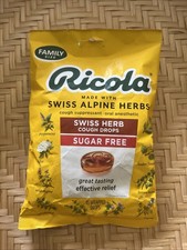 Ricola Sugar Free Swiss Herb Cough Drops, 45 Count, Cough Suppressant  Throat