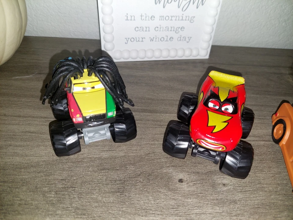 Disney Pixar Cars Toon Monster Truck Lot McMean Rasta Carian Lot 3 - Image 4 of 4