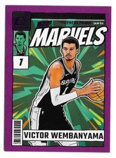 VICTOR WEMBANYAMA 2024-25 Donruss NET MARVELS PURPLE Press Proof