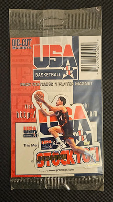 1996 USA Basketball Die-Cut Magnet ~ John Stockton!