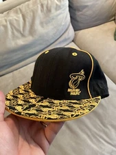Rare - One Of A Kind - UNK NBA - Miami Heat - Baseball Cap - Sample - 7 1/2 Size