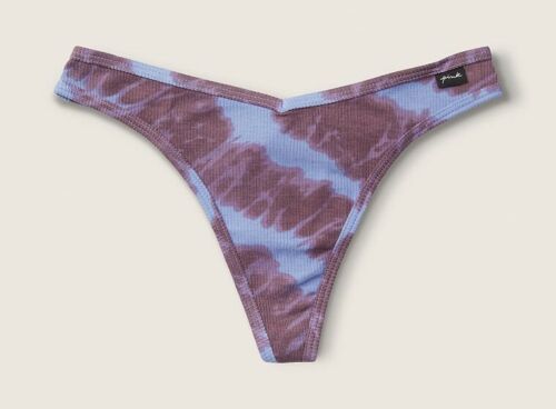 NEW Victoria Secret PINK Ribbed Cotton Thong - You Pick Panty - XL - Picture 36 of 100