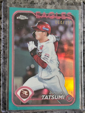 Ryosuke Tatsumi 2024 Topps Chrome NPB Green Refractor #/199 #BKV-22 Eagles