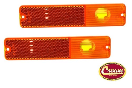 Sidemarker Lamp Kit (Front) 994020K 12401.02  fits 72–91 Jeep CJ5, CJ6, CJ7, CJ8, SJ, J-Series
