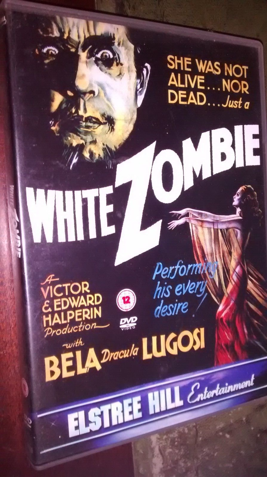 White Zombie DVD (2004) Bela Lugosi, - NO CASE INCLUDED..