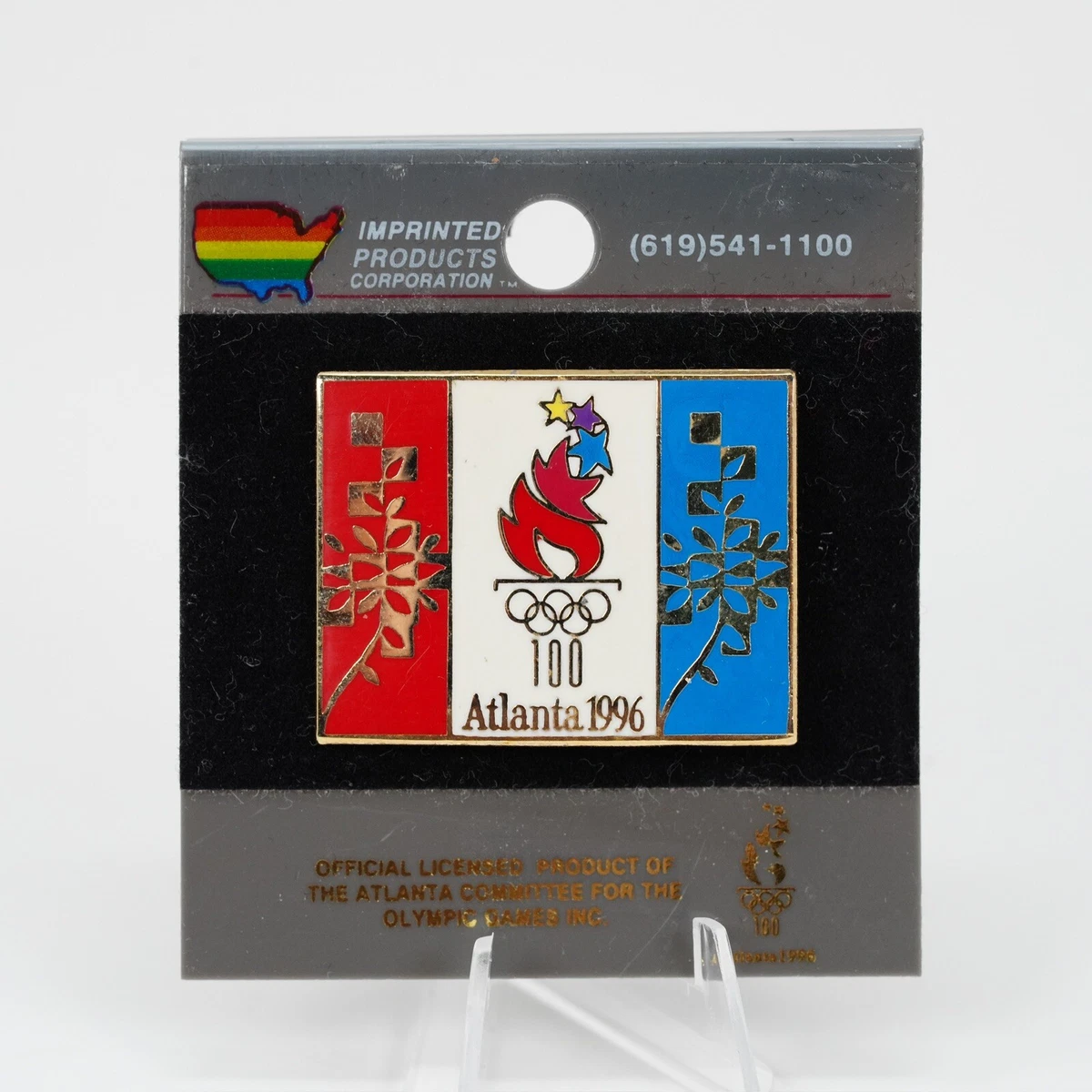 Pin's Olympique Atlanta 1996, Football (soccer), Gardien, émail, Collection