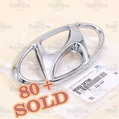 #ad #ad New OEM Hyundai Front Grille Chrome Emblem 2014 2016 HYUNDAI ELANTRA 86353 3X700 $15.35