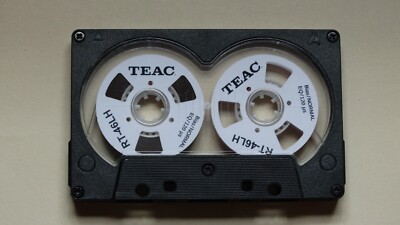 Audiokassette TEAC Weiss Reel to Reel Neu
