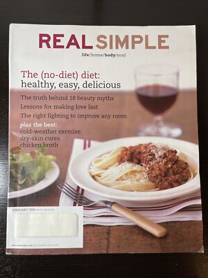 Real Simple Life Made Easier February 2005 The (No Diet) Diet