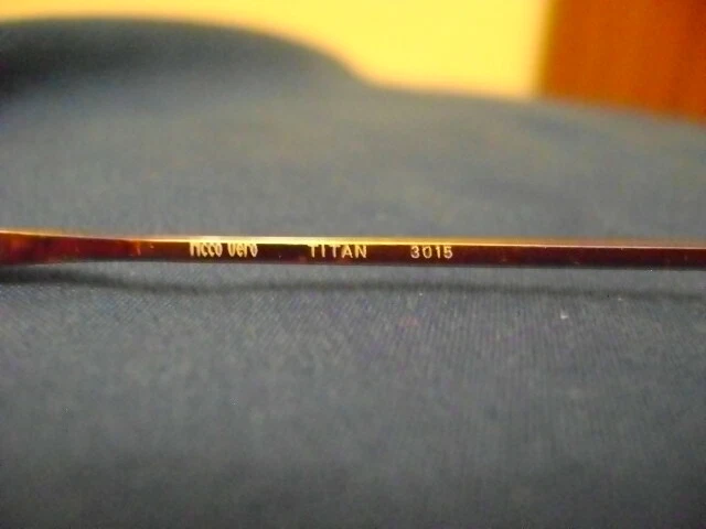 Ladies Glasses Frame Titan Ricco Vero Japan 3015 col. COP-GRE 50018 Foto 4 de 4