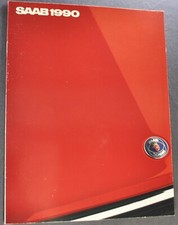1990 Saab Brochure 900 Turbo Convertible 9000...