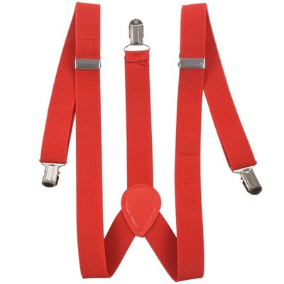 Men Women Suspender 3 Buttons Adjustable Trouser Y Clip-on Braces Elastic Belt