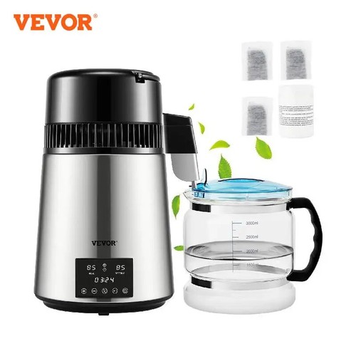 4L Home Water Distiller Countertop Machine with Dual Temp Display Home Appliance - Picture 8 of 10