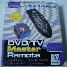 Playstation 2 DVD/TV Master Remote InterAct PS2 Infrared Remote Boxed Complete 