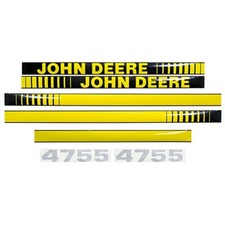 DECALCOMANIE TRATTORE JOHN DEERE 4755. SOLO CAPPUCCIO E NUMERI. VEDI DETTAGLI E FOTO
