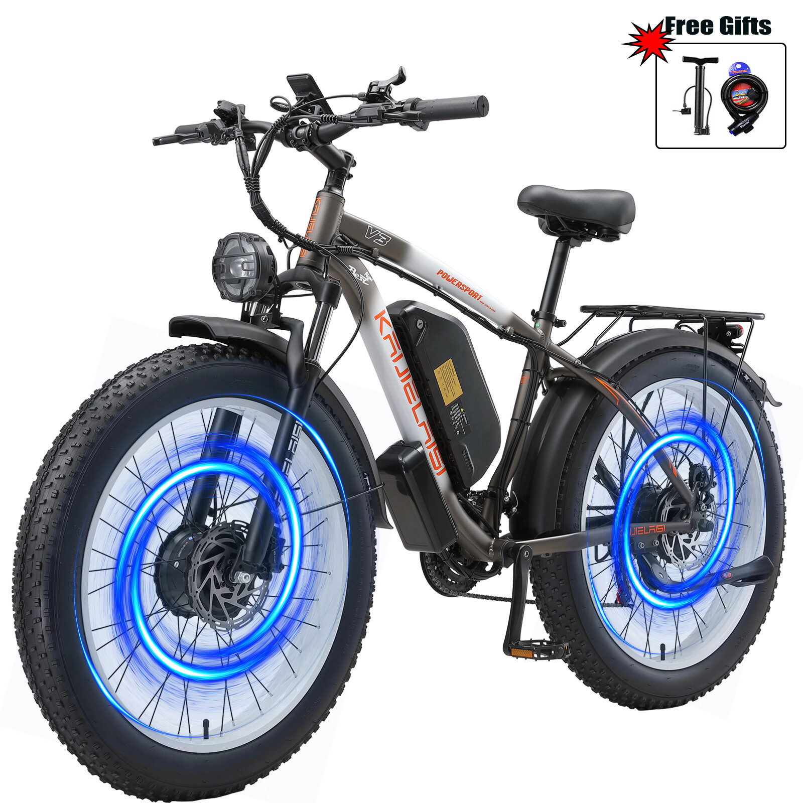 2000W E-Bike KETELES 35MPH 26
