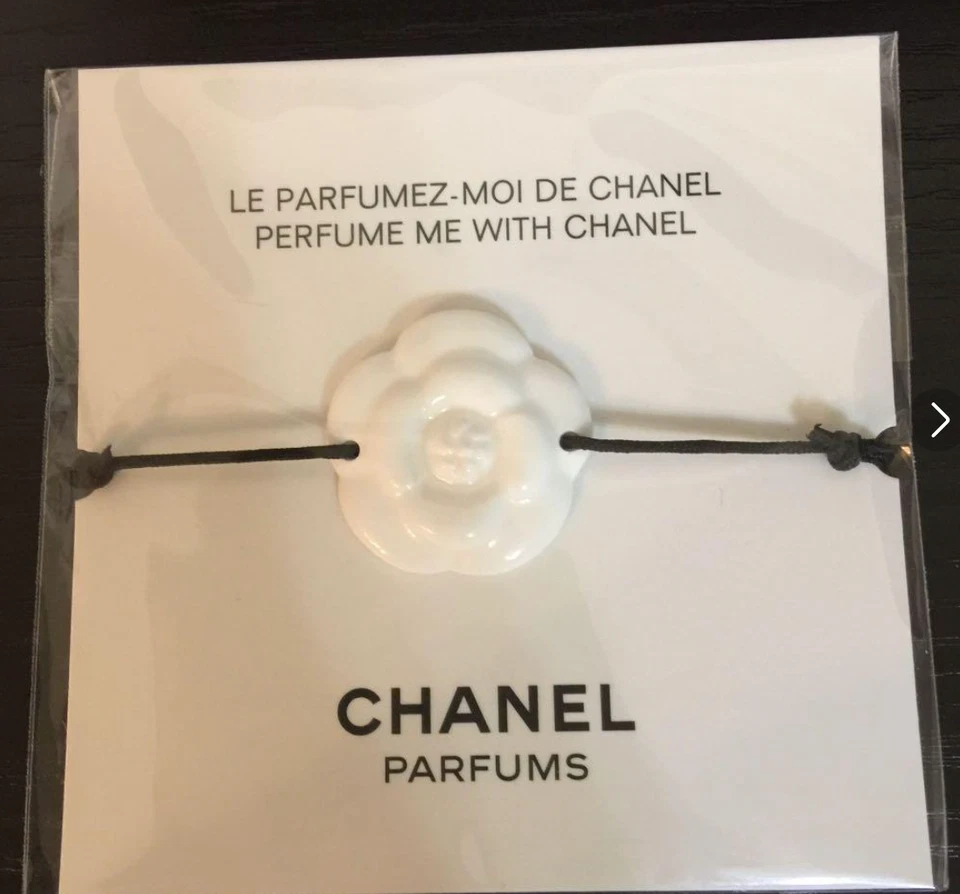 Chanel Camellia Japonica Aroma Stein Briefbeschwerer 6cm & Armband 2,5cm Neuheit - Bild 3 von 4