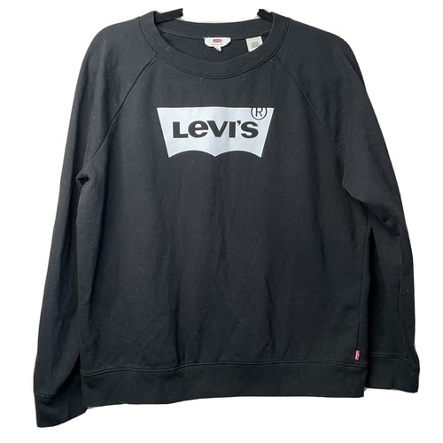 Levi's Black Graphic Logo Crewneck 