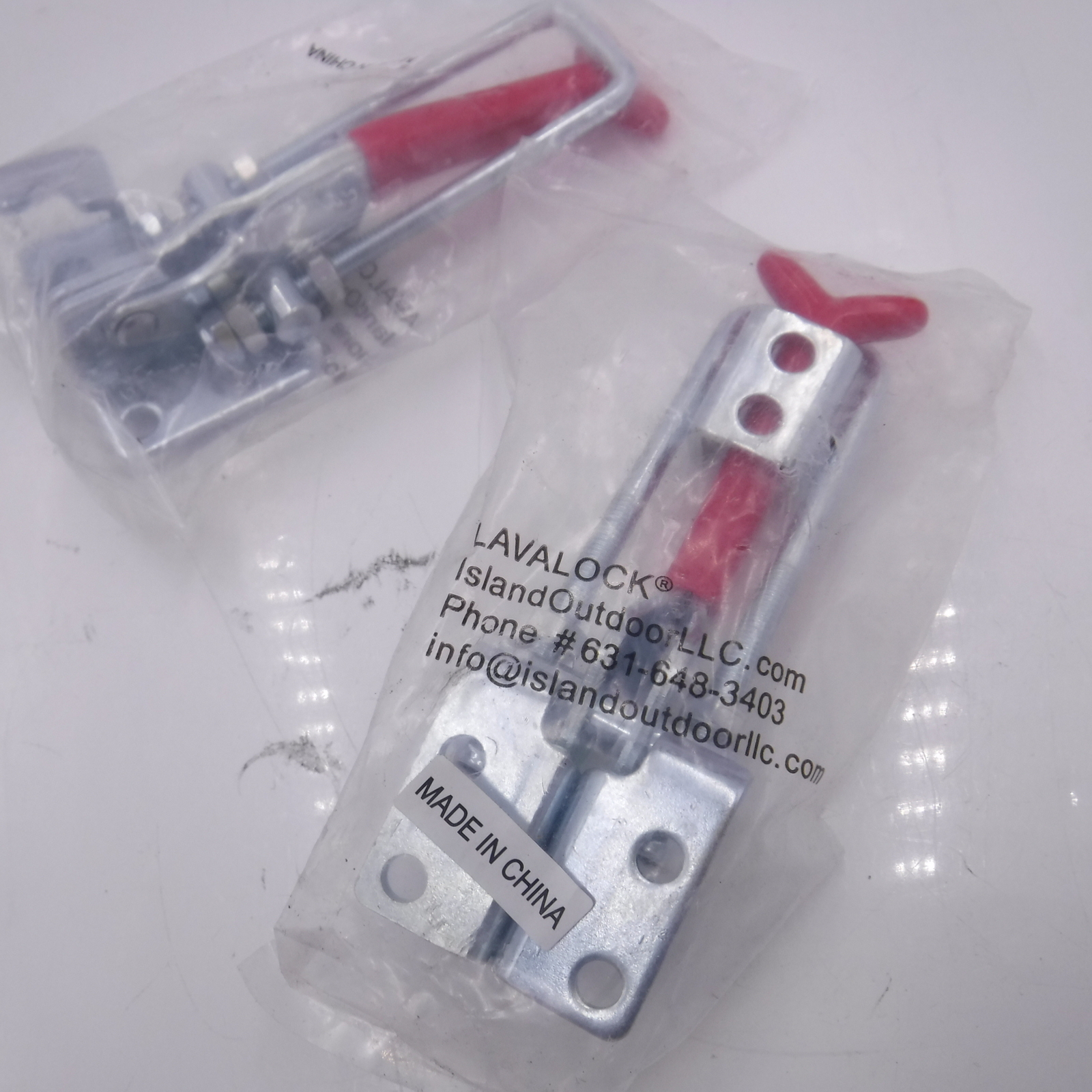 2 Pack LavaLock Smoker Toggle Pull Latch GH-431 for BBQ Smoker Door Flat Mount