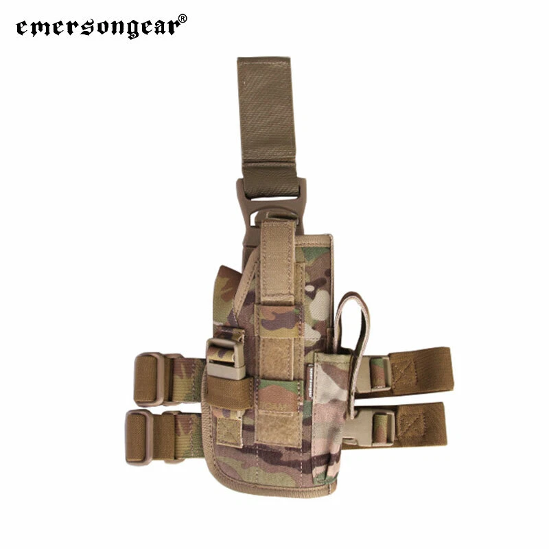 Emersongear Tactical Seal Leg Holster Thigh Pouch Bags Airsoft L/R