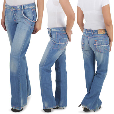 GORGLITTER Damen Hose Bootcut Lang - Elegante Bürohose Mit Reißverschluss | Low Waist