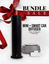 Mini360 Aroma360 Diffuser / Silver or Black PRO + Smart Car Diffuser W/NEW SCENT